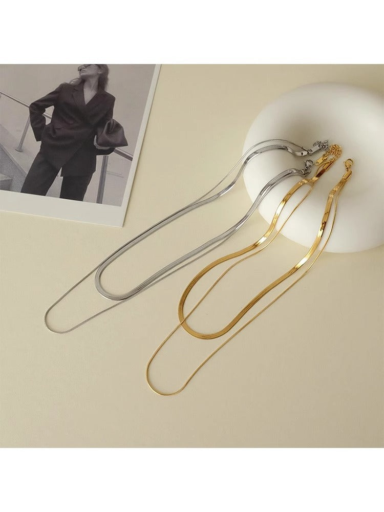 Layered Necklace in Use Image 8