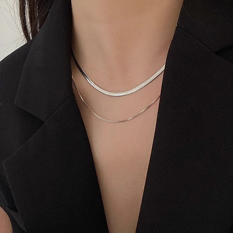 Trendy Choker Necklace Worn on Model Image 3