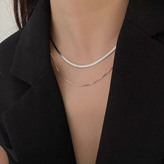 Trendy Choker Necklace Worn on Model Image 3