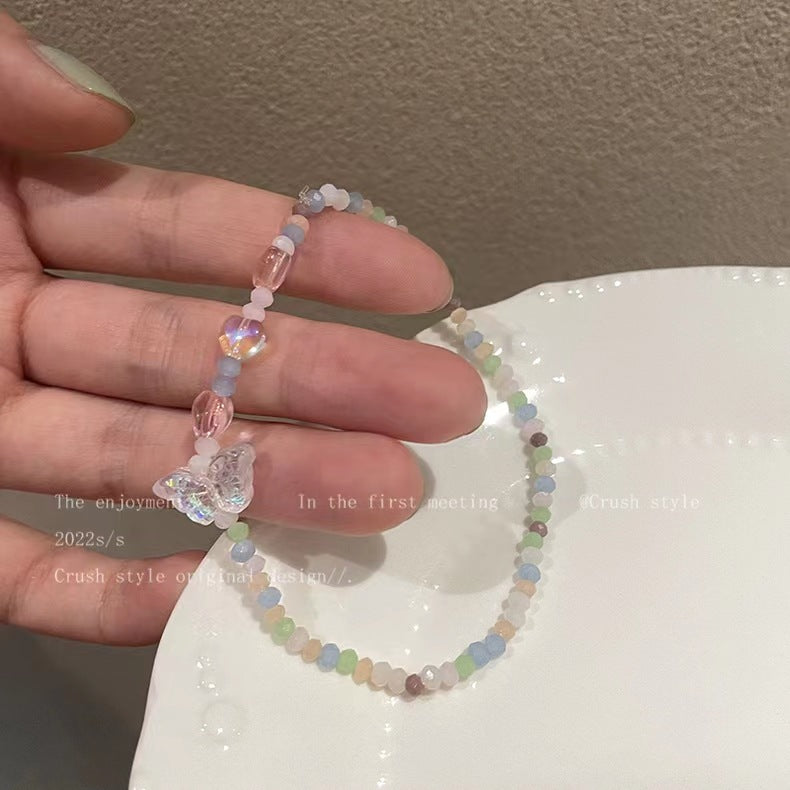 fashionable butterfly bracelet lifestyle shot
