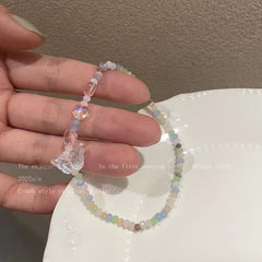 fashionable butterfly bracelet lifestyle shot