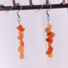 Handmade Natural Stone Crystal Drop Earrings Image 8
