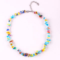 Beautiful handcrafted necklace with colourful beads