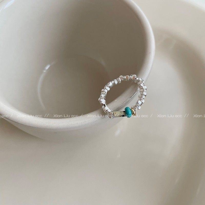 Quality alloy ring with silver finish