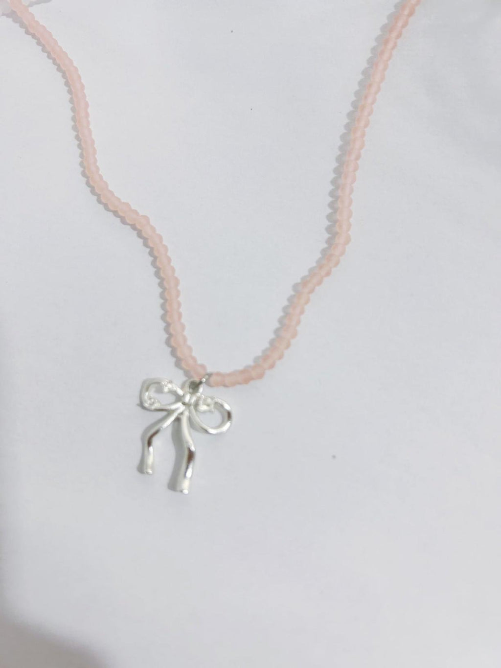 Spring-summer colourful bead necklace