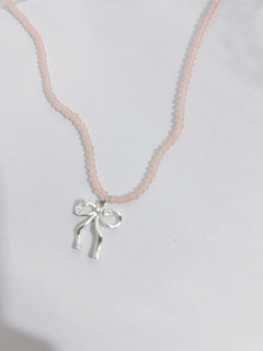 Spring-summer colourful bead necklace
