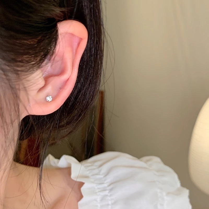 various colour options of zircon ear studs