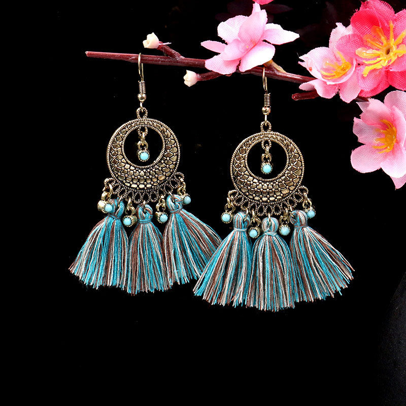 elegant alloy jewellery showcased on model