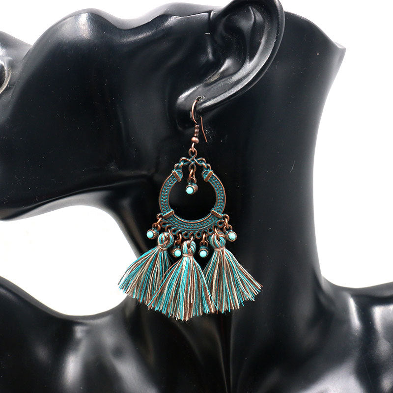 elegant alloy jewellery showcased on model