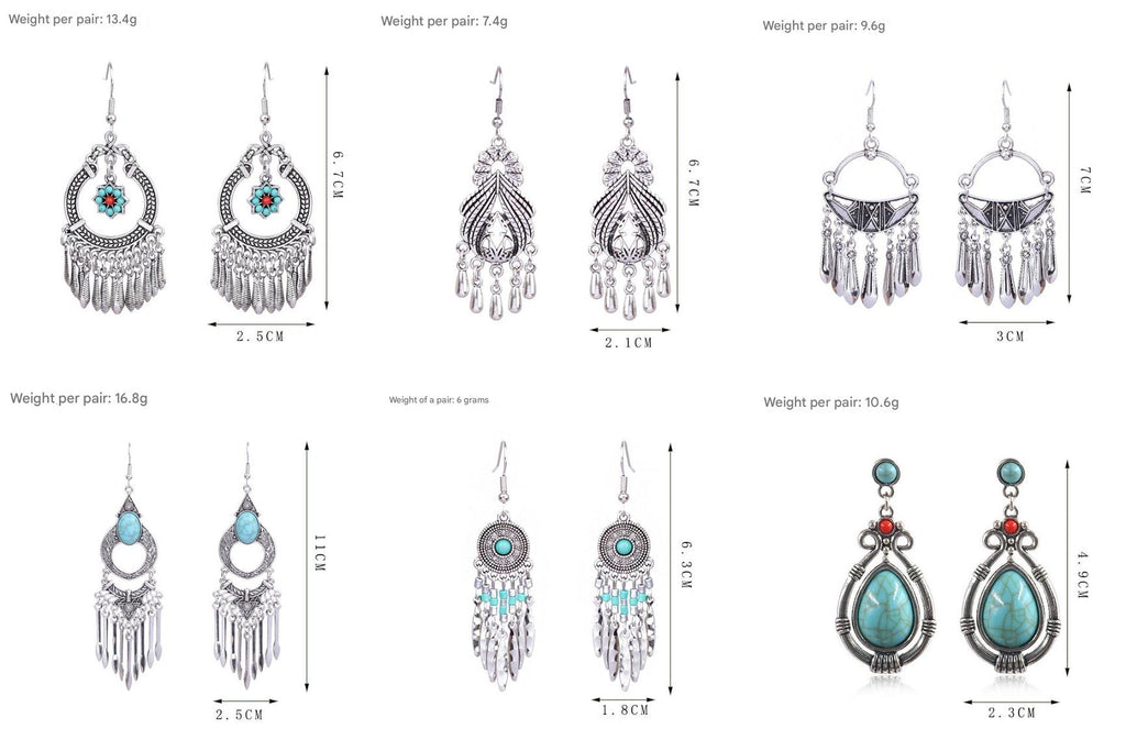 Elegant tassel earrings in bohemian style image 7