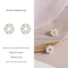 Floral earrings in natural light display 10