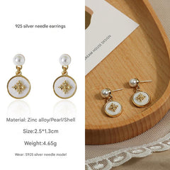 Multiple colour options of pearl earrings 5