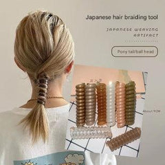 Colorful disposable hair ties for kids - image 1