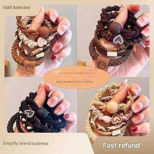 Adorable plush headband displayed on a model