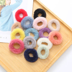 Adorable plush headband for kids in purple colour