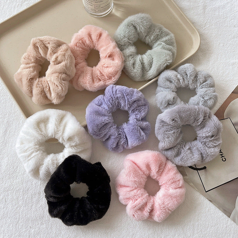 Cute plush headband for kids in pink colour