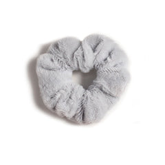 Elastic plush headband for kids in beige