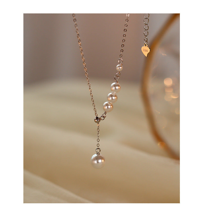 S925 silver necklace design from different angles
