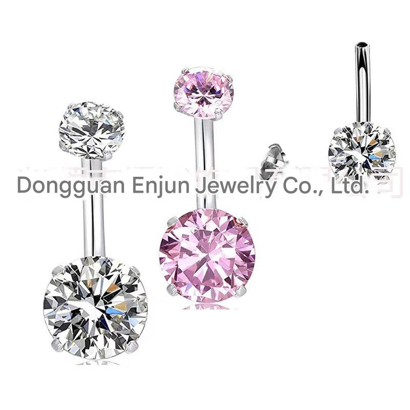 trendy titanium steel cross zirconia magnetic earring 10