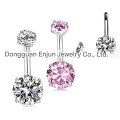 trendy titanium steel cross zirconia magnetic earring 10