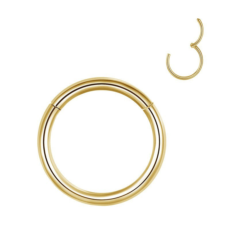 Multiple sizes of stainless steel nose rings