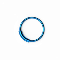 Image of geometric stainless steel nose ring and earrings set in multiple colours