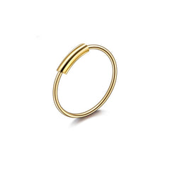 Image of geometric stainless steel nose ring and earrings set in multiple colours