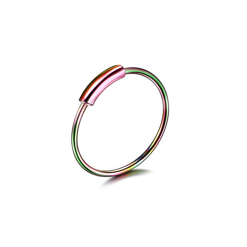 Variety of colours for stainless steel nose ring and earrings set
