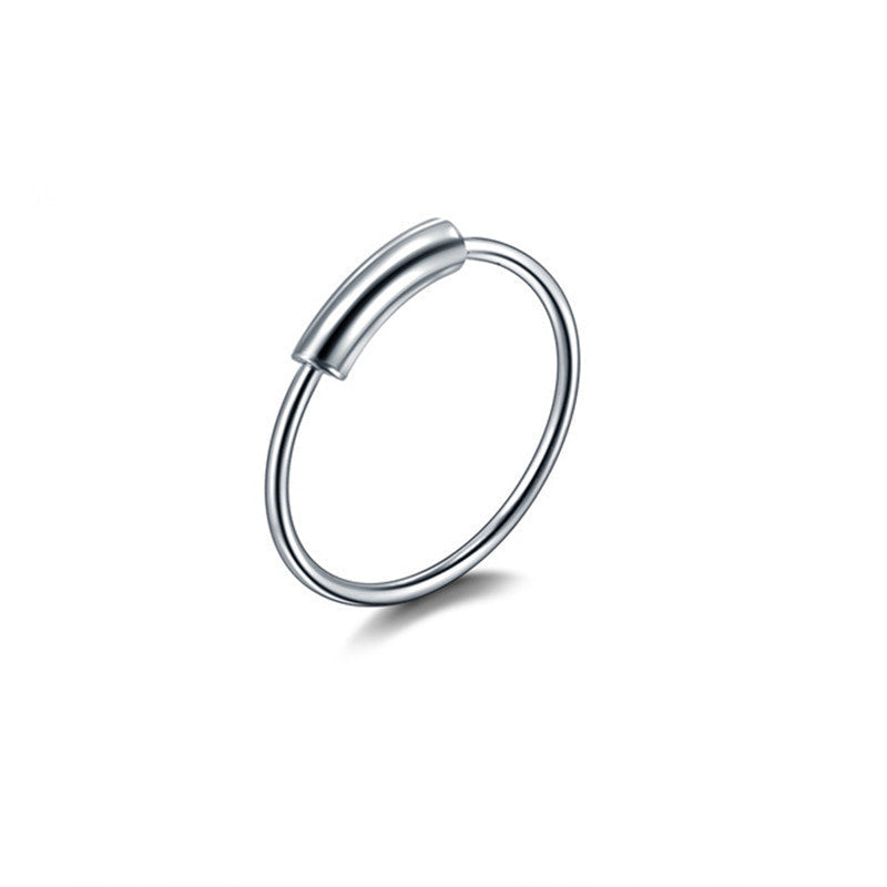 Elegant presentation of trendy nose ring and earrings on display