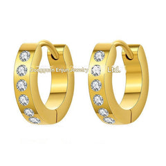 Gold geometric earrings perfect for modern style enthusiasts