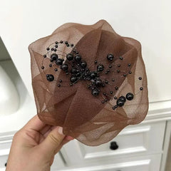 Stylish breathable half hat view from the side
