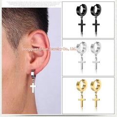 Set of 12 pairs of men's earrings 3