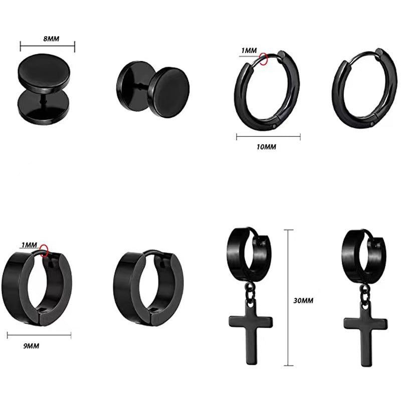 Versatile black earrings for casual and formal wear 7