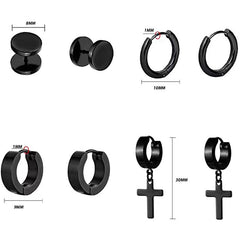 Versatile black earrings for casual and formal wear 7