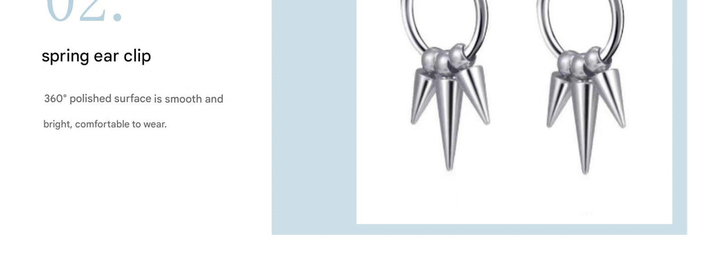 men and women wearing no-pierce earrings