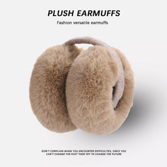 Pink winter ear protection earmuffs