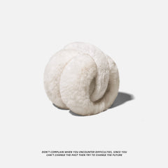 Warm winter ear muffs in beige