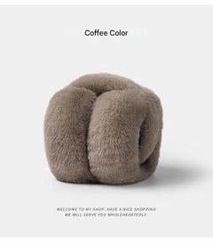 Pink winter ear protection earmuffs