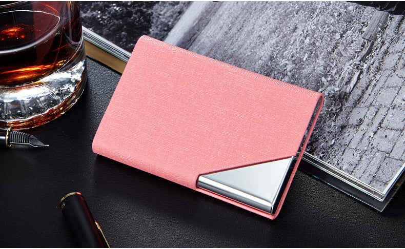 Business card holder with capacity for 20 cards