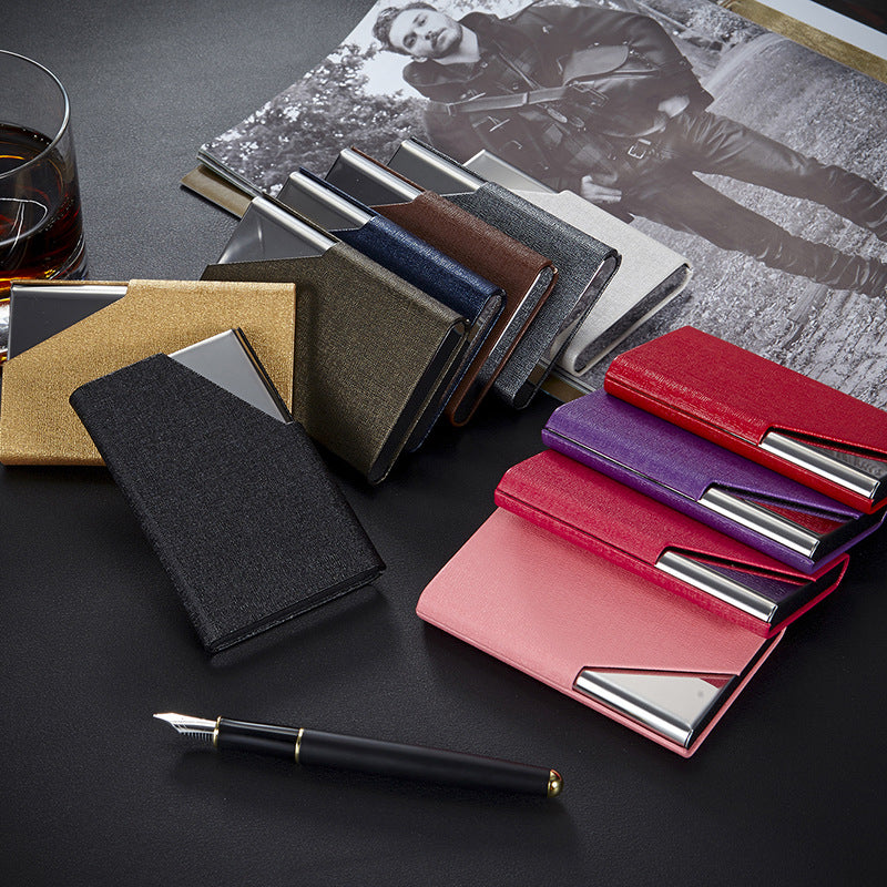 Customisable business card holder for corporate branding