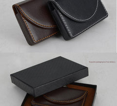 Back view of the leather cardholder
