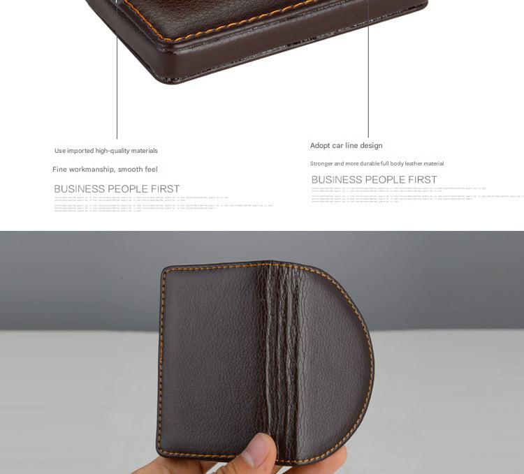 Business card holder with logo option