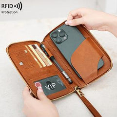 Stylish design features of a women's RFID wallet