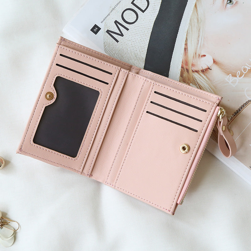 Elegant RFID-blocking wallet in light green