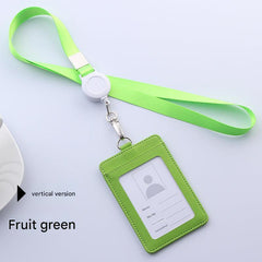 Stylish and lightweight orange badge holder