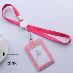 Multiple colours of badge holders displayed together