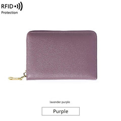 RFID blocking wallet in wine red colour