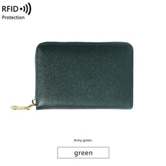 RFID wallet showcasing multiple compartments