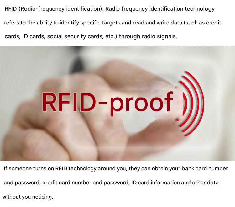RFID wallet in organic brown hue