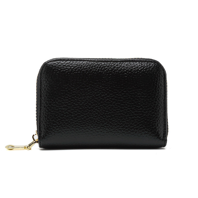 RFID wallet in organic brown hue